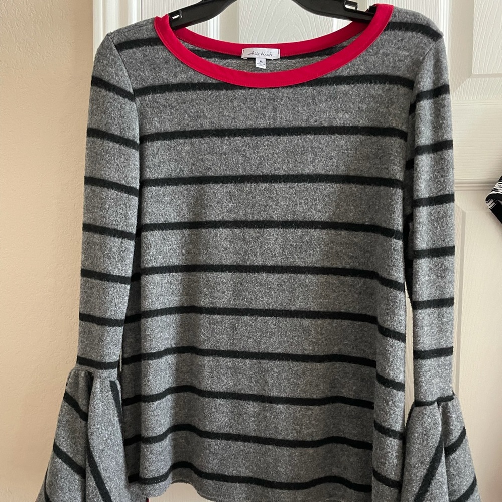 Bell sleeved top